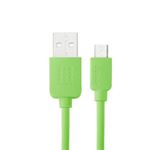 Micro USB Kabel 1M - HAWEEL (Grøn)